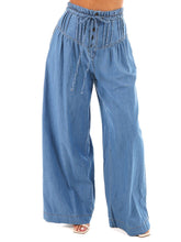 Everblue High-Waist Wide Leg Pants