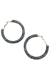 Glitzy Gal Hoop Earring