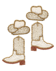 Cowboy Hat & Boots Earrings