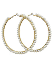 75mm Pearl Wrapped Hoop