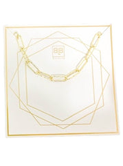 Link to Link Hammered Chain Choker