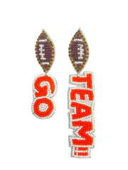 Go Team Earrings