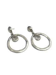 Taylor Silver Dangle Earring