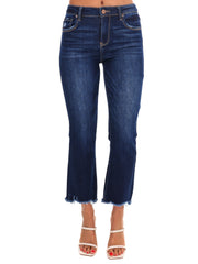 High Rise Slim Straight Jeans