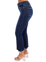 High Rise Slim Straight Jeans