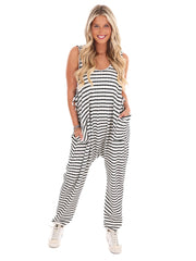 Cassy Stripe Jumpsuit