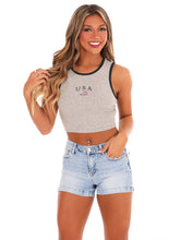 All in My Head Ribbed Crop Top