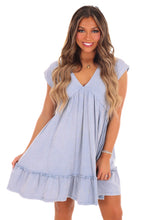 Cross My Heart V Neck Dress