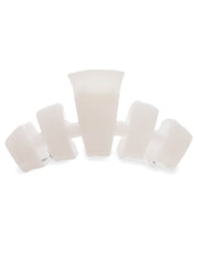 Teleties Coconut White Medium Hair Clip