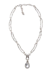 Micah Chainlink Rhinestone Necklace