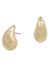 Small Teardrop Post Earring