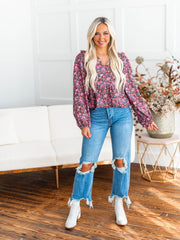 Came the Closest Floral Top