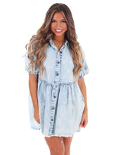 Good Day Denim Button Down Dress