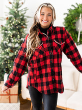 Northern Attitude Plaid Top