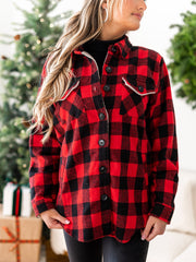 Northern Attitude Plaid Top