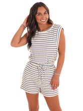 Casual Charm Stripe Romper