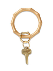 gOld rush bambOo silicOne Big O Key Ring