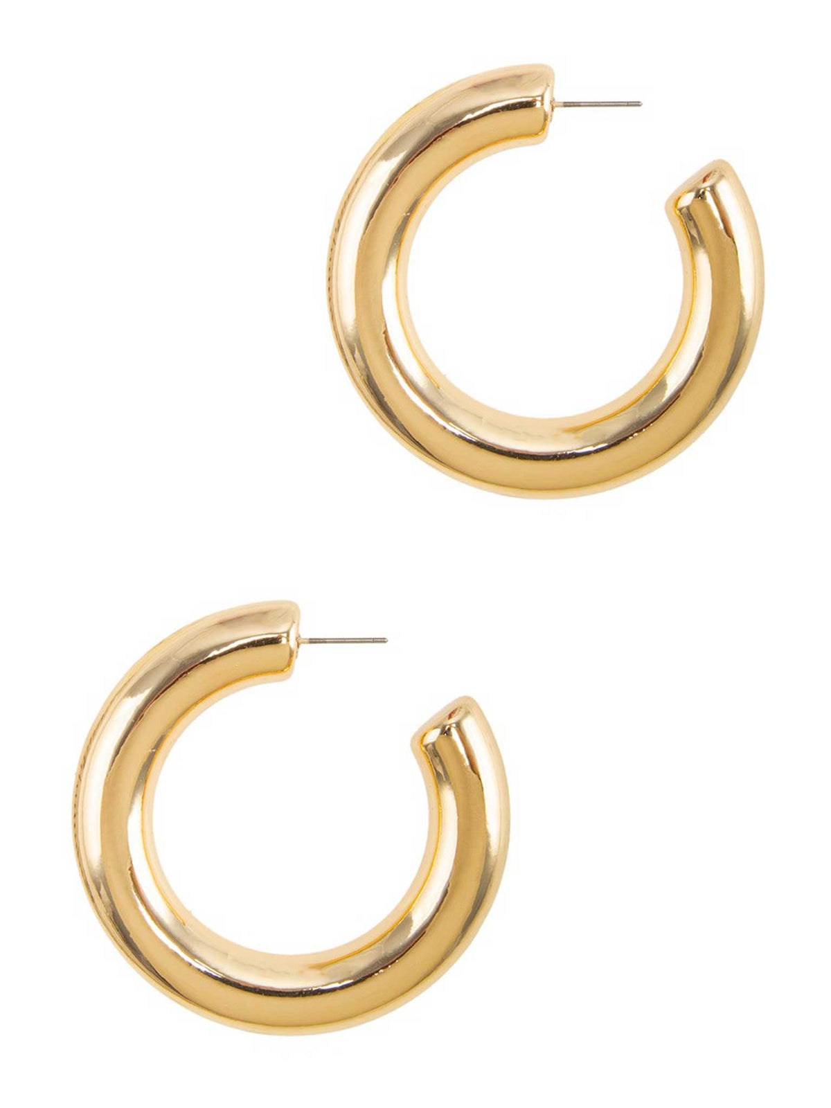 Large Chunky Hoop Earrings