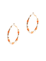 Colorcoating Gameday Hoop Earrings