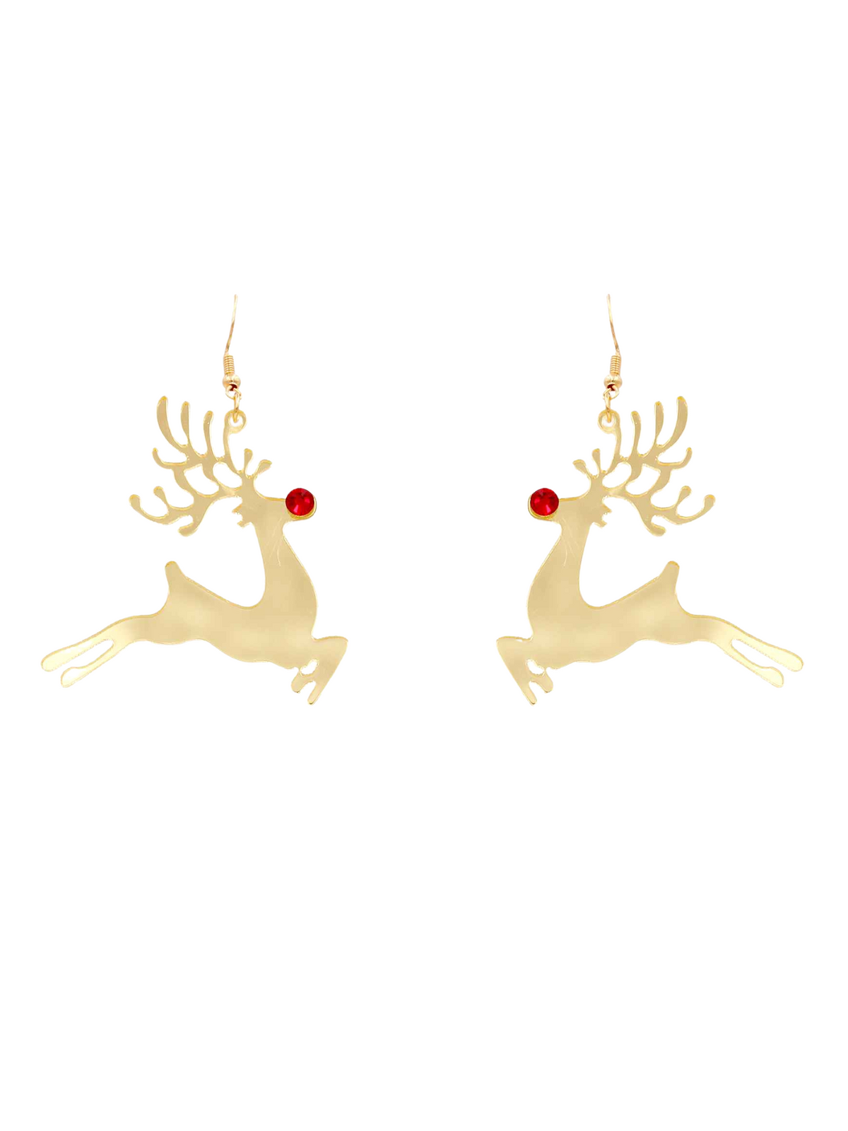 Rudolph Silhouette Acrylic Earrings
