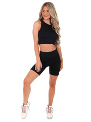 Much Love Jersey Highwaist Biker Shorts