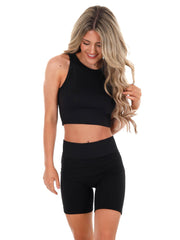 Much Love Jersey Highwaist Biker Shorts