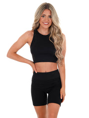 Much Love Jersey Highwaist Biker Shorts
