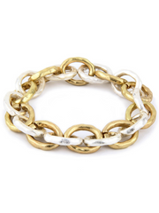 Pure Elastic Link Texture Bracelet