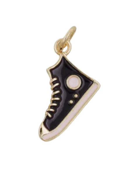 Black Converse Charm