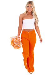 Win is A Win Buckle One Shoulder Top