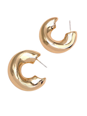 Bubble Shape Hoop Earrings