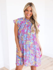 Safe Space Print Dress