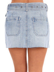 One Last Chance Low Waisted Mini Skirt