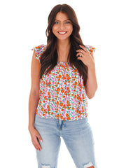 Choose Joy Floral Top