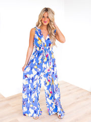 Never Change Floral Jumpsuit