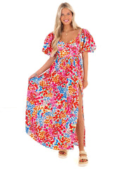 BuddyLove Jacqueline Berry Blue Midi Dress