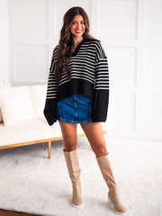 It Would Be You Striped Sweater