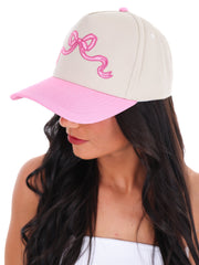 Canvas Bow Hat