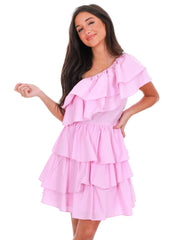 Light of Day One Shoulder Dress