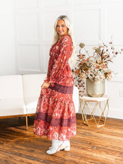 In A Daze Print Maxi Dress