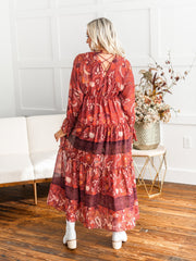 In A Daze Print Maxi Dress