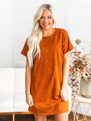 Dial It In Studded Dress