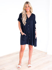 When She Loved Me Denim Dress