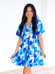 In A Heartbeat Print Dress