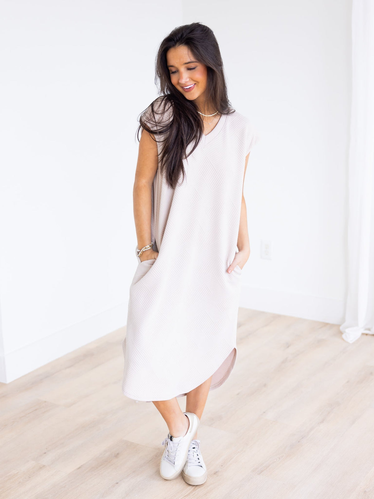 No Caller ID Midi Dress
