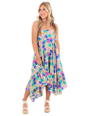 Never Let Go Floral Midi Dress