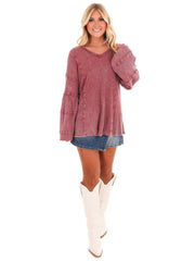 Grit and Grace Mineral Wash Top