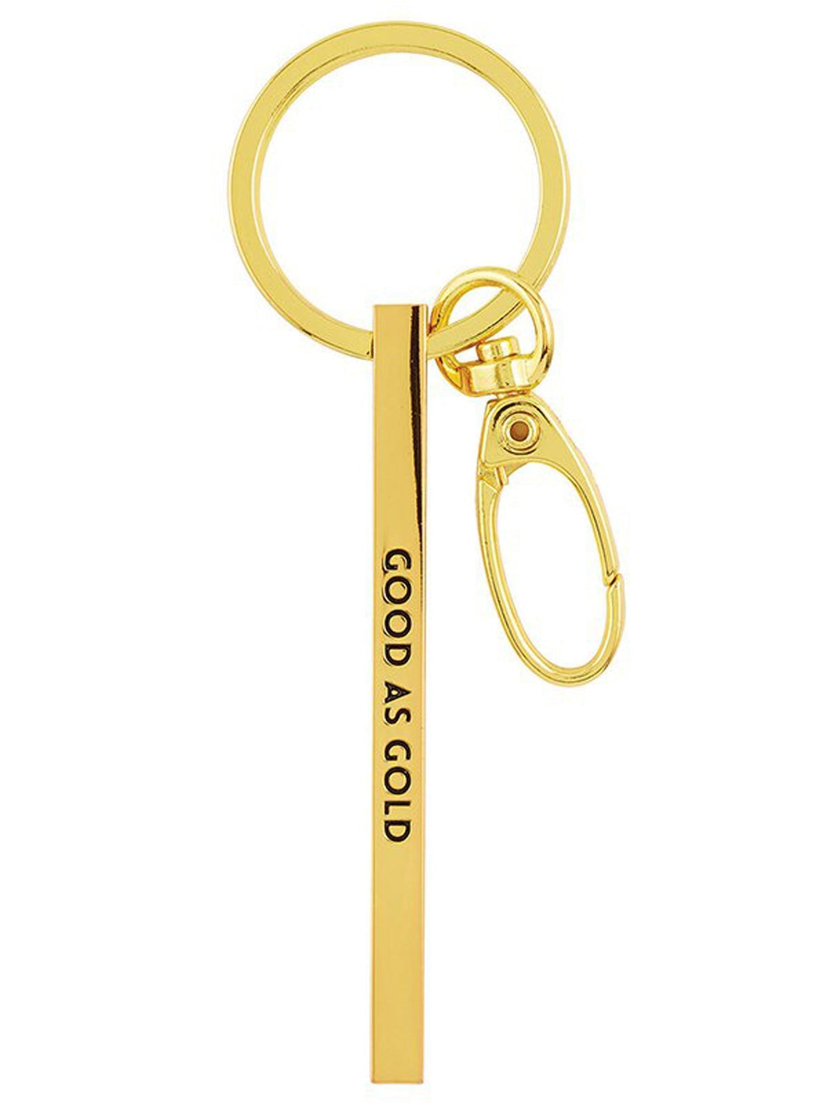Good As Gold Bar Keychain