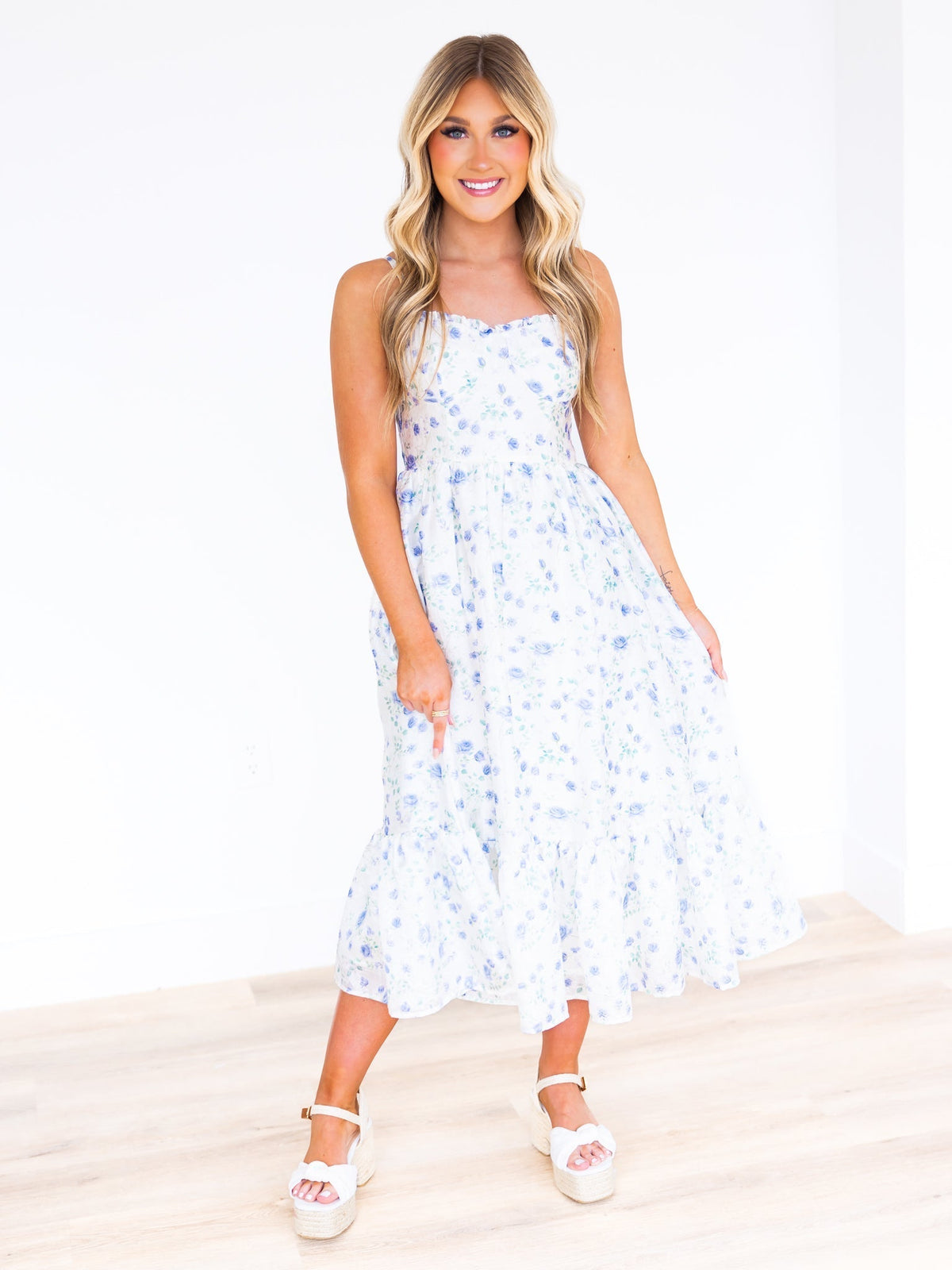 Luck Be A Lady Floral Dress