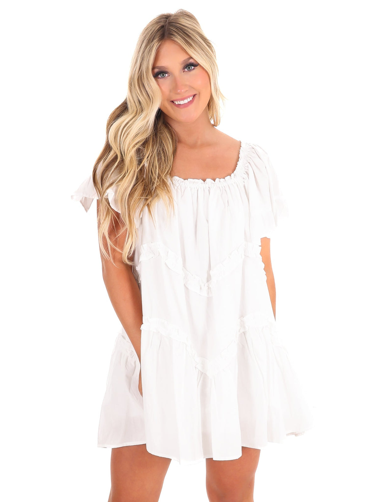 Adore You Frill Swing Dress